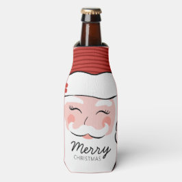 陽気なサンタ顔 |メリークリスマス ボトルクーラー