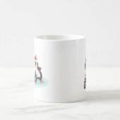 陽気なサンタ・マグカップ:心地よい冬の朝に最適 コーヒーマグカップ (中央)