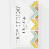 陽気なシェブロン 横断幕 (縦)