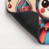 陽気なジェスターと羽毛の友 マウスパッド (コーナー)