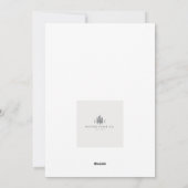 陽気なジンジャーブレッドのクリスマスカード シーズンカード (裏面)