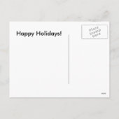 陽気なジンジャーブレッドマン シーズンポストカード (裏面)