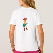 陽気なスケルトンのギターリスト Tシャツ (裏面)