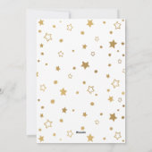 陽気なスターズフォト年賀状/ホワイト シーズンカード (裏面)