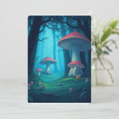 陽気なスマイルと可愛らしい漫画の子犬 招待状 (スタンド正面)