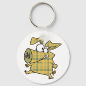 陽気なタータン豚のキーチェーン ユニークな農場動物 キーホルダー (裏面)