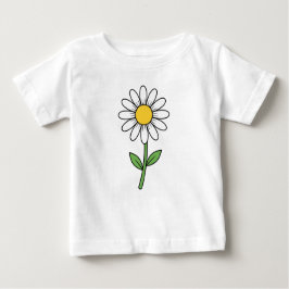 陽気なダリアの花 ベビーTシャツ