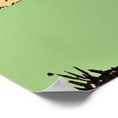 陽気なダンサーのプリント ポスター (角)