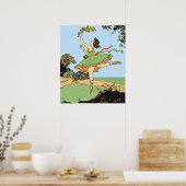 陽気なダンサーのプリント ポスター (キッチン)