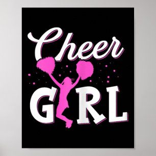 陽気なチアリーダー 女子 チアリーディング 応援ママ ポスター