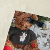 陽気なテディ ビーチタオル (インサイチュ)