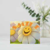 陽気なデイジースマイル ポストカード (スタンド正面)