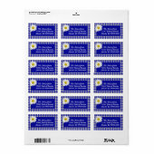 陽気なデイジー住所 シール (フルシート)