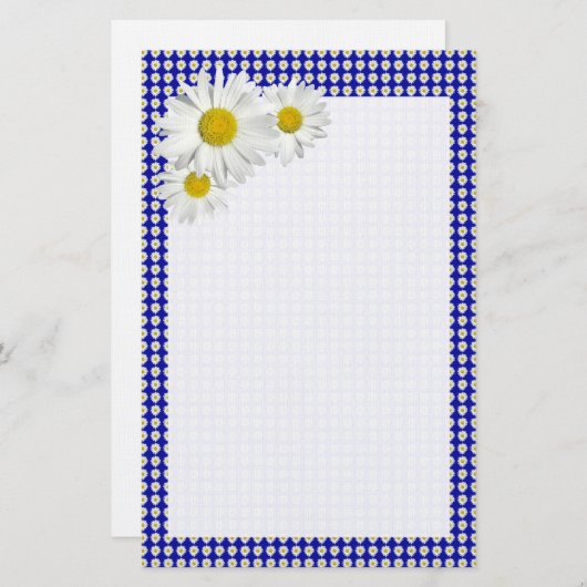 陽気なデイジー 便箋 (正面/裏面)