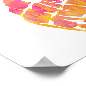 陽気なトロピカルパイナップルポスター – 11"x 14" ポスター (角)