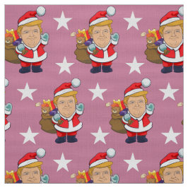 陽気なドナルド·トランプ·サンタ|クリスマス ファブリック