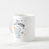 陽気なハロウィーンマグ コーヒーマグカップ (正面左)