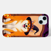 陽気なハロウィーン柴犬犬 Case-Mate iPhoneケース (裏面 (横))