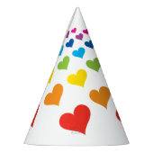 陽気なハート パーティーハット (左)