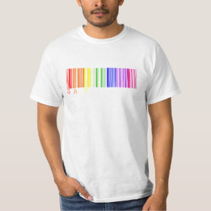 陽気なバーコードのワイシャツ Tシャツ