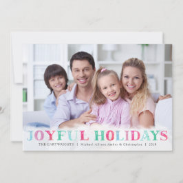 陽気なパステル JOYFUL HOLIDAYS 一枚の写真 シーズンカード