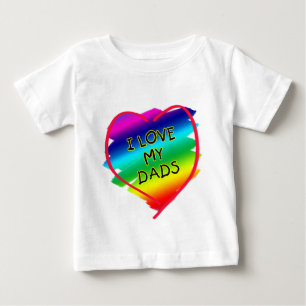 陽気なパパのための素晴らしいデザイン ベビーTシャツ