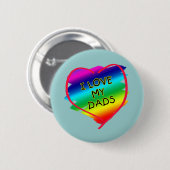 陽気なパパのための素晴らしいデザイン 缶バッジ (正面&裏面)