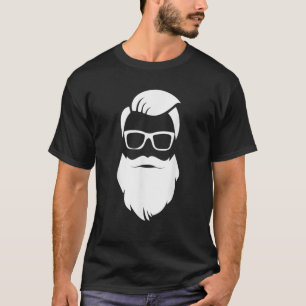 陽気なヒップなヒップスターのサンタクロース クリスマスギフト Tシャツ