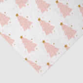 陽気なピンクのクリスマスツリーホリデー 薄葉紙 (詳細)