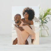 陽気なピーチビーチの写真 招待状 (スタンド正面)