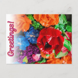 陽気なフローラはがき ポストカード