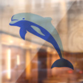 陽気なブルージャンピングドルフィン海漫画 ウィンドウサイン (シート2)