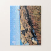 陽気なヘッド灯台、マーサのブドウ園MA ジグソーパズル (縦)