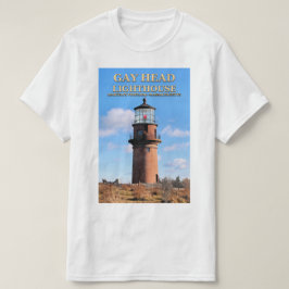 陽気なヘッド灯台、マーサのブドウ園MA Tシャツ