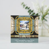 陽気なホリデースノーシーンクリスマスパーティー 招待状 (スタンド正面)