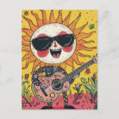 陽気なミュージカル遊サンシャインズギター ポストカード (正面)