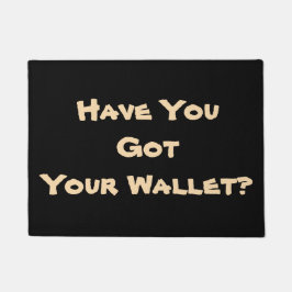 陽気なメモ句のオリジナルのおもしろい ドアマット