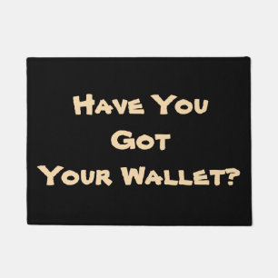 陽気なメモ句のオリジナルのおもしろい ドアマット