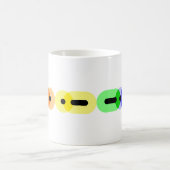 陽気なモールス符号のバーのマグ コーヒーマグカップ (中央)