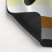 陽気なユーモアくまのプライドの旗 マウスパッド (コーナー)