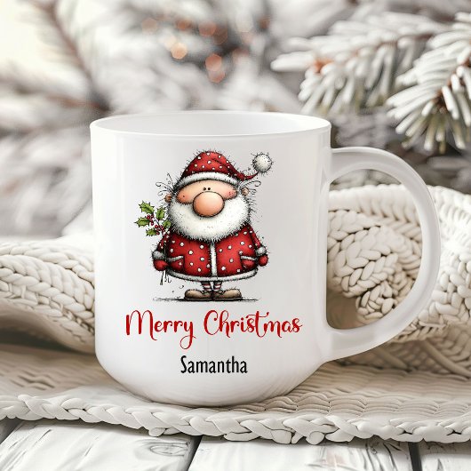 陽気なユーモア サンタ クリスマス コーヒーマグ コーヒーマグカップ