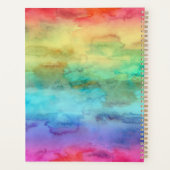 陽気なレインボーウォーターカラープランナー プランナー手帳 (裏面)