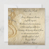 陽気なレズビアン2の花嫁のヴィンテージの結婚式招待状 招待状 (裏面)