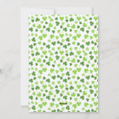 陽気なレプラコーン:セントパトリックデーのお祭り シーズンカード (裏面)