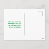 陽気なレプレシャン：サンパトリックの日フェスティバル シーズンポストカード (裏面)