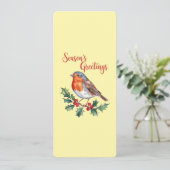 陽気なロビンからの季節の挨拶 カード (スタンド正面)