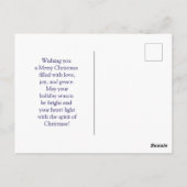 陽気な二頭のカバ ポストカード (裏面)