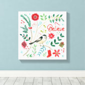 陽気な休日信じ-  2 キャンバスプリント (インサイチュ (ウッドフロア))