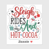 陽気な冬のおもしろいホリデーステッカー シール (シート)