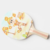 陽気な収穫の小さなジンジャーボーイ 卓球ラケット (横)